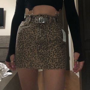 *Brand New* Leopard Print Mini Skirt
